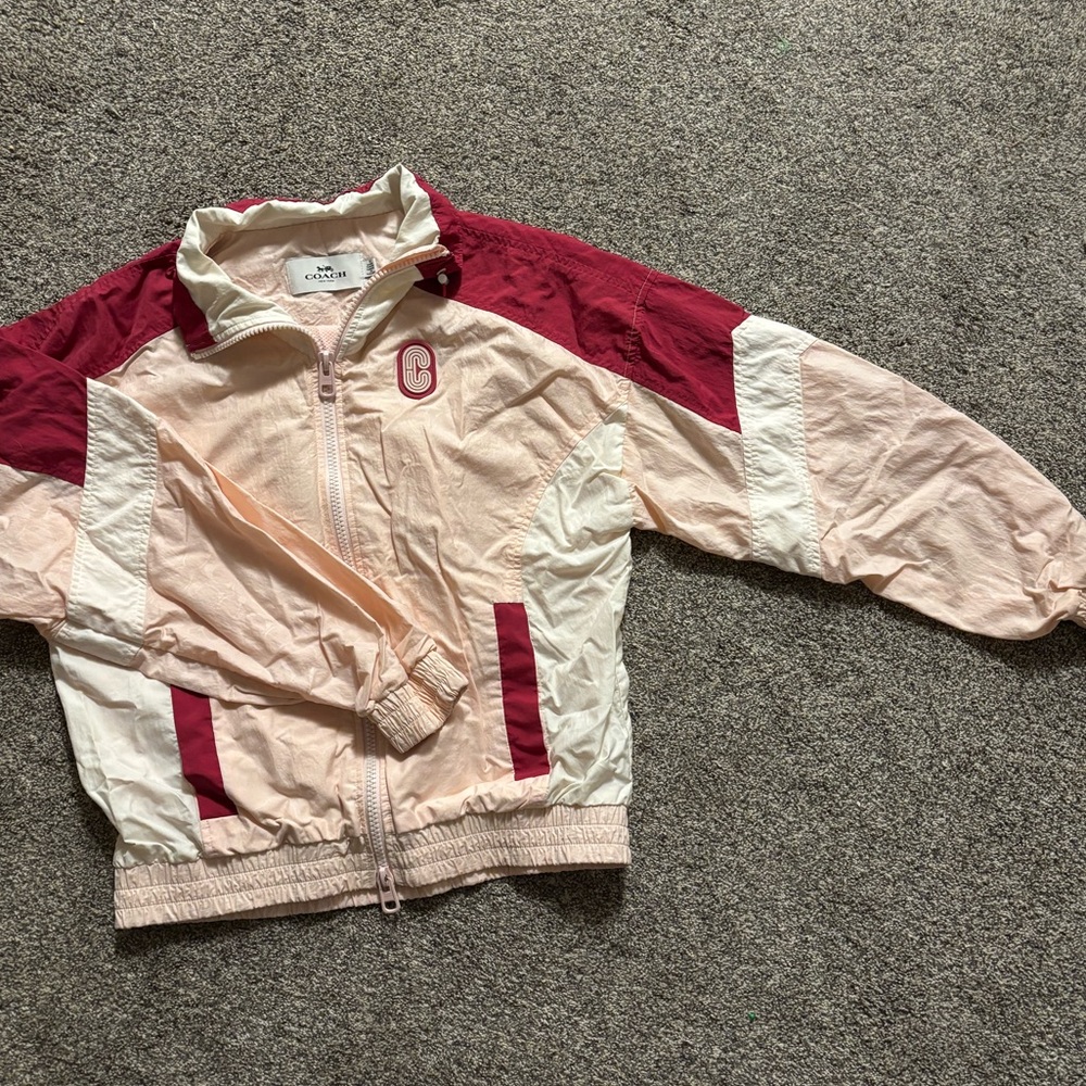Coach Colorblock Signature Track Jacket - Picture 2 of 5